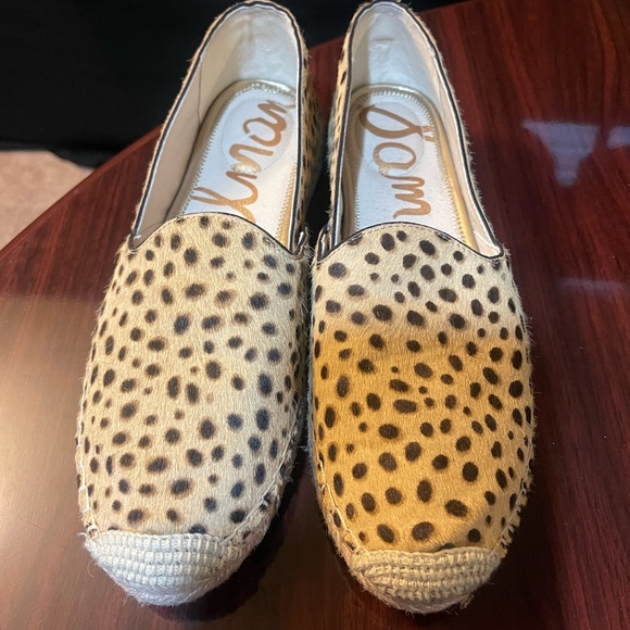 Sam Edelman leopard print espadrille - Picture 1 of 6